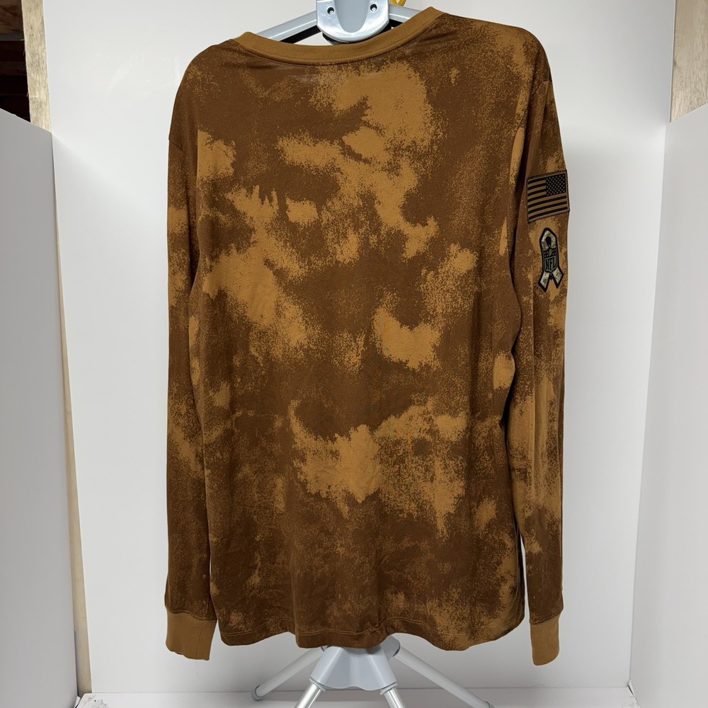 Nike Green Bay Packers Salute to Service Long Sleeve Shirt Men's XXL Brown - Picture 4 of 5